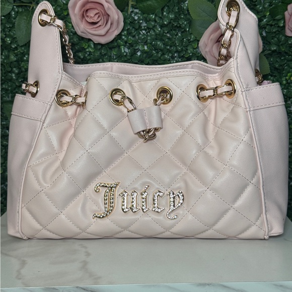 Juicy Couture Fashion Icon Bucket Bag in Powder Blush - Picture 2 of 11